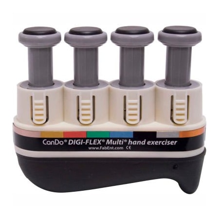 Fabrication Enterprises Digi-Flex Multi Hand Exerciser, Basic Starter Pack, Silver, XX-Heavy 674513